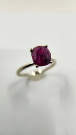Gorgeous 2.6ct Untreated Natural Ruby ring - Image 5