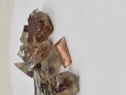 Uniquely shaped 3.7ct  AAA schiller trapezoid