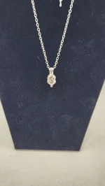 Faceted Oregon Sunstone beadcage pendant - Image 6