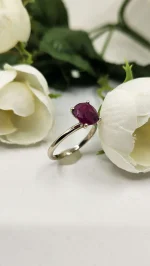 Gorgeous 2.6ct Untreated Natural Ruby ring - Image 6