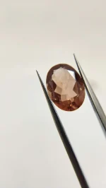 5.2ct Oregon Sunstone 14x10mm AA bicolor oval - Image 5