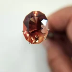 AAA Red Oregon Sunstone — 11.15ct (18 × 14 × 9 mm) with Light Copper Schiller - Image 10