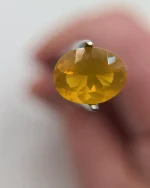 1.65ct Oregon Fire Opal – Golden Yellow & Orange Oval | Juniper Ridge | 9×7mm