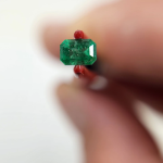 Tiny Swat Valley Pakistan emerald, 0.27ct