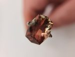 Oregon Sunstone – 6.9ct Custom Octagon Cut | Red, Green & Gold Schiller Gem