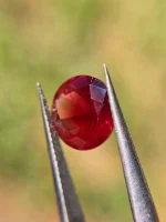 Deep burgundy red Oregon Sunstone 2.47ct - Image 9