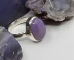 "Jelly Purple" 12ct  Holley Blue Agate ring in sterling - Image 5