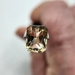 3.73ct Champagne Oregon Sunstone with schiller