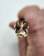 3.73ct Champagne Oregon Sunstone with schiller