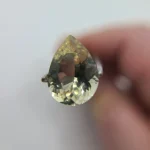 4.18ct Champagne colored pear Oregon Sunstone
