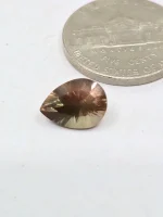 Amazing AAA bicolor 2.3ct Oregon Sunstone pear - Image 2