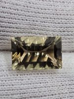 Bicolor concave cut 3.85ct Oregon Sunstone