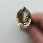 Large Oval Oregon Sunstone – Golden Peach with Shimmering Highlights | 11.6x9mm