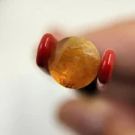 Oregon Fire Opal with interesting inclusions. 1.7ct 8.1mm - Image 2