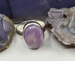 "Jelly Purple" 12ct  Holley Blue Agate ring in sterling - Image 7