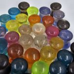 Oregon Sunstone in epoxy ear gauges 6-25mm