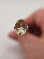 1.86ct Oregon Sunstone – Golden Champagne with Pink Highlights | 9.8×7.4mm