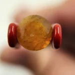 Oregon Fire Opal with interesting inclusions. 1.7ct 8.1mm - Image 4