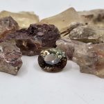 3.48ct Green/ pink bicolor Oregon Sunstone