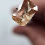 2.75ct Peach Oregon Sunstone with schiller