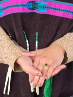 2ct Swat Emerald ring solitaire in 14k yellow gold - Image 5