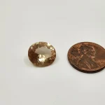 4.48ct golden peach Oregon Sunstone - Image 2