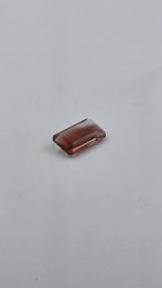 3.5ct Deep Red Oregon Sunstone – Rectangular Faceted Loose Gemstone - Image 6