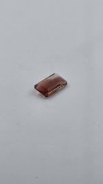 3.5ct Deep Red Oregon Sunstone – Rectangular Faceted Loose Gemstone - Image 4