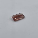 3.5ct Deep Red Oregon Sunstone – Rectangular Faceted Loose Gemstone