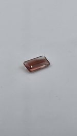 3.5ct Deep Red Oregon Sunstone – Rectangular Faceted Loose Gemstone