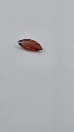 0.75ct Brilliant Red Oregon Sunstone Marquise (10.4x4.4mm) | Subtle Green Bicolor Edges - Image 3