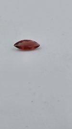 0.75ct Brilliant Red Oregon Sunstone Marquise (10.4x4.4mm) | Subtle Green Bicolor Edges - Image 4
