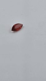 0.75ct Brilliant Red Oregon Sunstone Marquise (10.4x4.4mm) | Subtle Green Bicolor Edges - Image 5