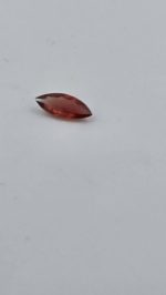 0.75ct Brilliant Red Oregon Sunstone Marquise (10.4x4.4mm) | Subtle Green Bicolor Edges - Image 6