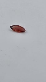 0.75ct Brilliant Red Oregon Sunstone Marquise (10.4x4.4mm) | Subtle Green Bicolor Edges - Image 8