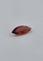 0.75ct Brilliant Red Oregon Sunstone Marquise (10.4x4.4mm) | Subtle Green Bicolor Edges
