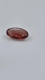 2.5ct Oval Oregon Sunstone Gemstone – Red Ember Color – 12x8mm - Image 4