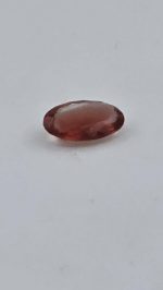 2.5ct Oval Oregon Sunstone Gemstone – Red Ember Color – 12x8mm - Image 2