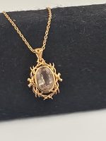 8ct Oregon Sunstone Pendant in Gold Vermeil Over Sterling Silver - Image 2